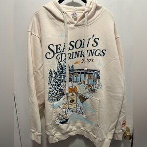 Tito’s vodka holiday Cream Graphic Hoodie